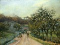 lane of apple trees near osny pontoise 1874 Camille Pissarro
